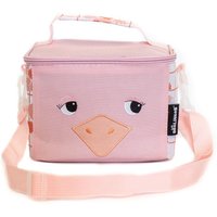 Les Deglingos Lunch Bag - Pomelos the Ostrich in Light Pink | Size: 18 m