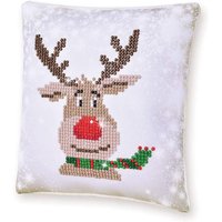 & Diamond Painting Kit Cushion Christmas Reindeer