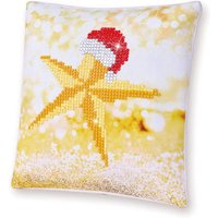 & PILLOW XMAS STAR Diamond Painting Kit Cushion Christmas Star Diamond Dotz