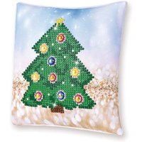& PILLOW XMAS TREE Diamond Painting Kit Cushion Christmas Tree Diamond Dotz