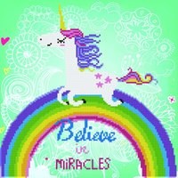 & BELIEVE MIRACLES Diamond Painting Kit Believe Miracles Diamond Dotz