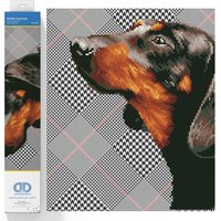& NOBLE DACHSIE Diamond Painting Kit Noble Dachsie Diamond Dotz