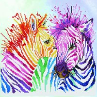 & ZEBRAS Diamond Painting Kit Zebras Diamond Dotz