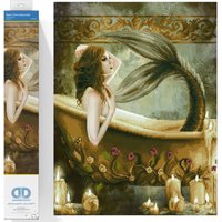 & BATH TIME MERMAID Diamond Painting Kit Bath Time Mermaid Diamond Dotz