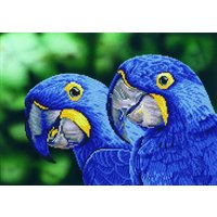 & HYACINTH MACAWS Diamond Painting Kit Hyacinth Macaws Diamond Dotz