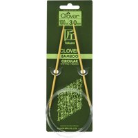 & T B KP C 100X3.00 3 Knitting Pins Circular Fixed Takumi Bamboo 100cm x 3.00mm Clover