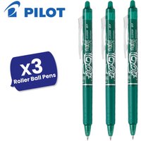 Pilot Erasable Gel Rollerball Pen, 0.7mm Tip for Notes & Journalling - Green