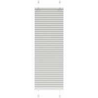 Berkfield Home Pleated Blind Light Grey 40x150 cm Fabric Width 39.4 cm Polyester