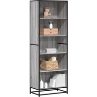 Berkfield Home Bookcase Grey Sonoma 60x35x170.5 cm Engineered Wood