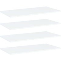Berkfield Home Bookshelf Boards 4 pcs White 80x40x1.5 cm Engineered Wood