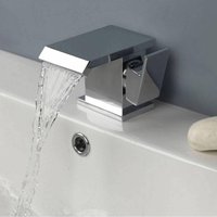 Truro Waterfall Basin Sink Mixer Tap & Unslotted Waste Chrome
