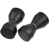 Cone Aluminum Shower Door Knob Handle Set 2