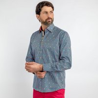 Gelato Cones On Pin Stripe Print Shirt