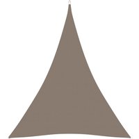Berkfield Home Sunshade Sail Oxford Fabric Triangular 4x5x5 m Taupe in Beige