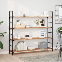 Berkfield Home Floating Shelves 2 pcs 120x30x2 cm Oil Finished Solid Wood Acacia in Brown | Size: 120 x 30 x 2 cm