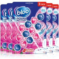 Active Toilet Rim Block Fresh Flower Anti Limescale 50g5pk