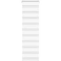 Berkfield Home Zebra Blind White 40x100 cm Fabric Width 35.9 cm Polyester