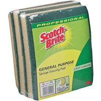 Professional General Purpose Sponge Scourer 6pk