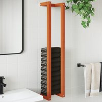Berkfield Home Towel Rack Wax Brown 23x18x110 cm Solid Wood Pine | Size: 23 x 18 x 110 cm