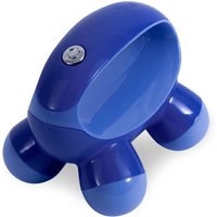 HoMedics Quatro Mini Hand-Held Massager with Hand Grip Battery Operated for Convenient & Relaxing Massage Therapy NOV-37DBL-EU in Blue