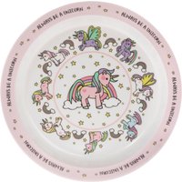 & Unicorn Dinner Plate