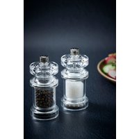 Cole & Mason 675 Clear Acrylic Salt & Pepper Mill Set 118mm