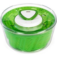 Easy Spin 2 Salad Spinner Large Clear Green