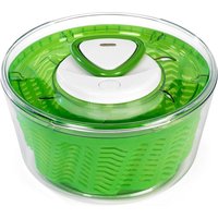 Easy Spin 2 Salad Spinner Small Clear Green