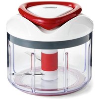 Easy Pull Food Processor White Red