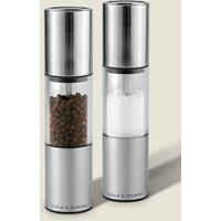 Cole & Mason Oslo Precision+ Salt & Pepper Mill Set - Silver/Clear in Silver