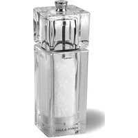 Cole & Mason Acrylic Cube Salt Mill 145mm - Clear