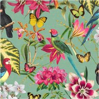 Envy Paradiso Wallpaper | Multicolour in Green | Size: 10000mm x 520mm