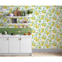 Envy Feeling Fruity Fresh Wallpaper in White | Size: 10000mm x 520mm