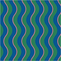 Envy Making Waves Neon Nights Blue Stripe Wallpaper | Size: 10000mm x 520mm
