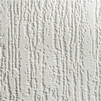 Superfresco Paintable Waterfall Textured White Durable Wallpaper | Size: 10000mm x 520mm