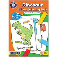 Dinosaur Themed Sticker Colouring Book