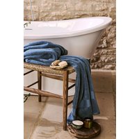 CHRISTY 'Supreme Hygro' Luxury 100% Supima Cotton Pile Towels in Mid Blue | Size: Bath Sheet