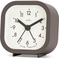 Acctim Robyn Mini Bedside Alarm Clock in Grey