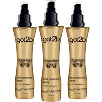 got2b Women's Guardian Angel Heat Protect 'Spray' 3x200ml in Black