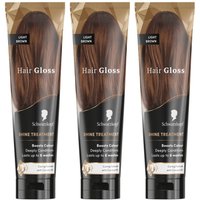 Schwarzkopf 'Hair Gloss' Shine Treatment Light Brown 150ml, 3 Pack