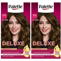 Deluxe Creme Colouration 6 0 Light Hair Dye 2 Pack