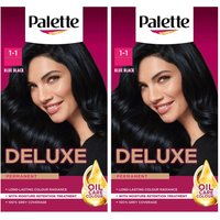 Deluxe Hair Dye 1 1 Blue Permanent Creme Intense Shine 50ml 2 Pack