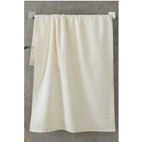 Catherine Lansfield 'Zero Twist' Bath Sheet in Cream