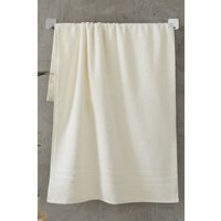 Catherine Lansfield 'Zero Twist' Cotton Bath Sheet Pair in Cream