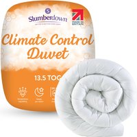 Slumberdown Climate Control 13.5 Tog Winter Duvet in White | Size: King