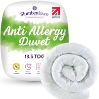 Slumberdown Anti Allergy 13.5 Tog Winter Duvet in White | Size: King