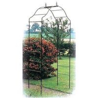 Poppyforge Arcadia Arch - Garden Archway - Solid Steel - L48.3xW91.4xH213.4 cm in Black