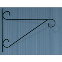 Poppyforge Large Bulldog Bracket - Steel Hanging Basket Holder - W38 cm - Black