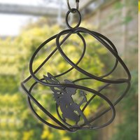 Fairy Catcher Sitting Fairy Hanging Ornament Steel BM RtR