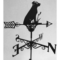 Labrador Weathervane Steel W65 x H88 cm Powder Coated